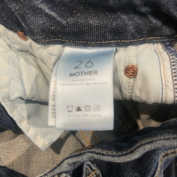 MOTHER High Waisted Looker Ankle Fray - Wicked Wildflower - Picture 10 of 15